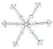 Click for Larger View - Beaded Snowflake Kit (White)